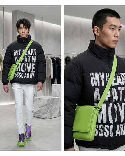 Herren Puffer Jacke East Village Fashion Week