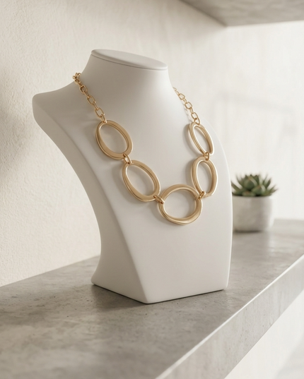 Damen Kette Polished Statement Chain