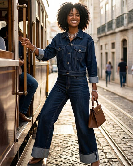 Damen Jacke & Hose Set Rue de Rivoli Paris