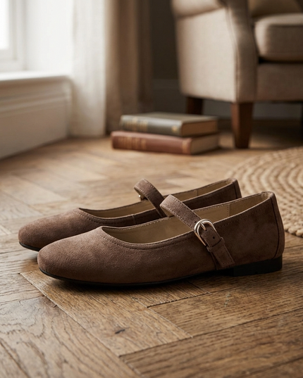 Damen Leder Slippers L'Arte Milano – Braun | Made in Italy