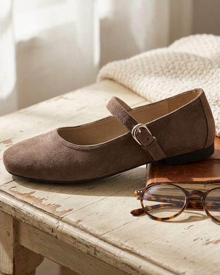 Damen Leder Slippers L'Arte Milano – Braun | Made in Italy