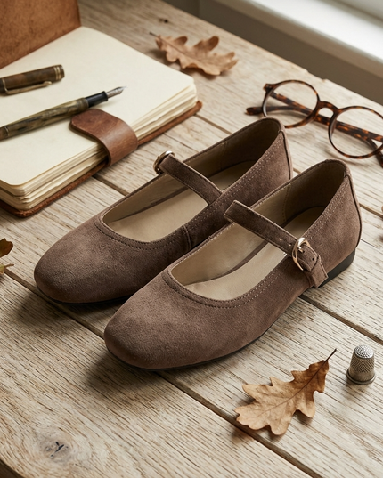 Damen Leder Slippers L'Arte Milano – Braun | Made in Italy