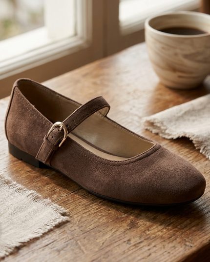 Damen Leder Slippers L'Arte Milano – Braun | Made in Italy