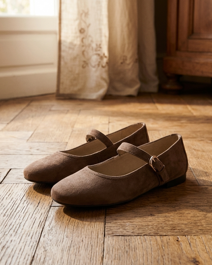 Damen Leder Slippers L'Arte Milano – Braun | Made in Italy