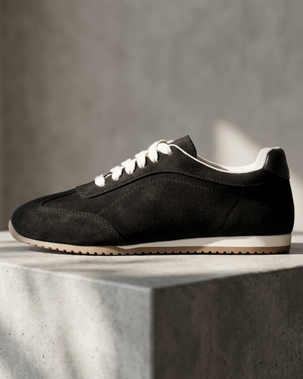 Damen Leder Freizeitschuhe L'Arte Milano – Schwarz | Made in Italy