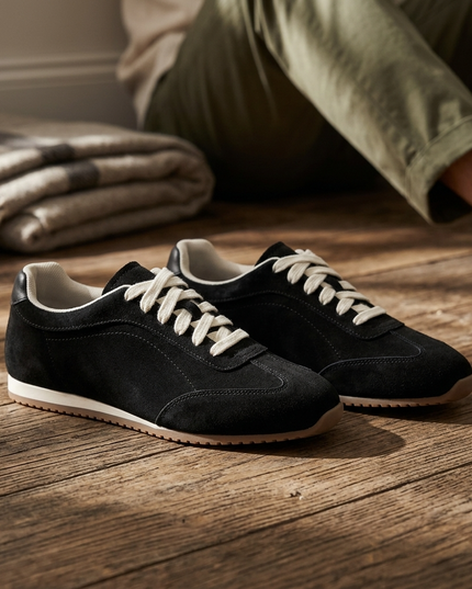 Damen Leder Freizeitschuhe L'Arte Milano – Schwarz | Made in Italy
