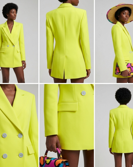 BUSHWICK — Doppelreiher Blazer Jacke
