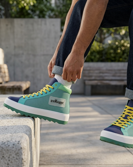 UPTOWN URBAN — Recycled Ankle Boots Vegan Unisex