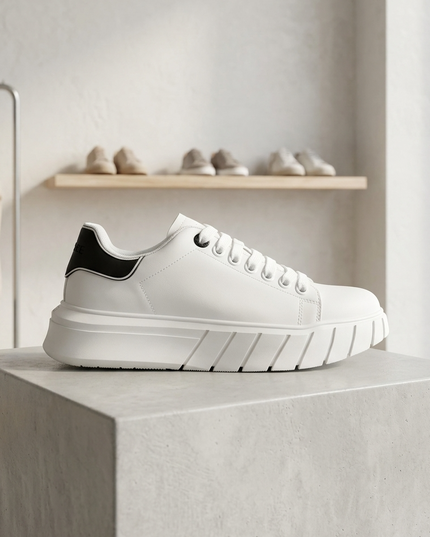 GAELLE PARIS — Damen Sport Sneaker Weiss