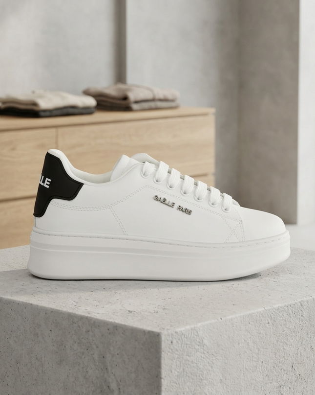 GAELLE PARIS — Damen Sport Sneaker Weiss