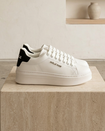 GAELLE PARIS — Damen Sport Sneaker Weiss