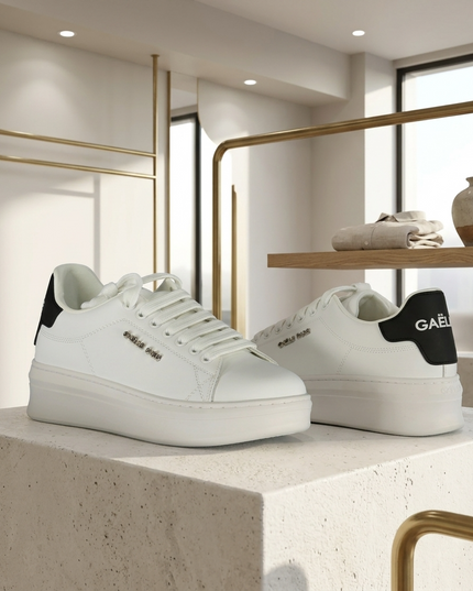 GAELLE PARIS — Damen Sport Sneaker Weiss