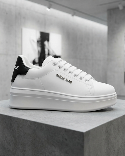 GAELLE PARIS — Damen Sport Sneaker Weiss