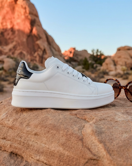 GAELLE PARIS — Damen Sport Sneaker Weiss
