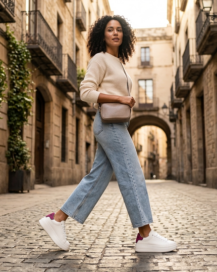 GAELLE PARIS — Damen Sport Sneaker Rot