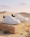 GAELLE PARIS — Herren Sport Sneaker Weiss