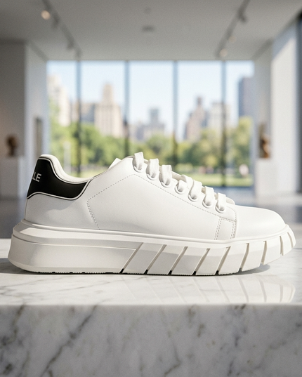 GAELLE PARIS — Herren Sport Sneaker Weiss