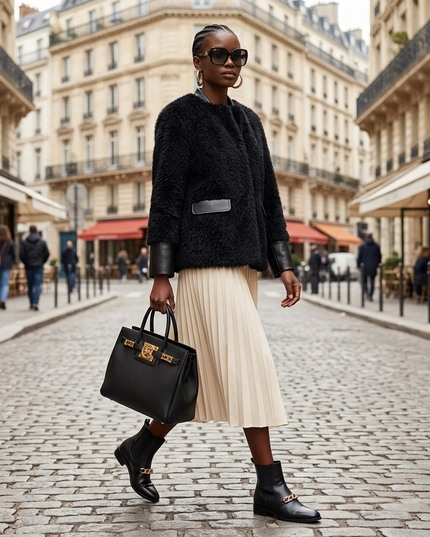 MARINE PARK — Damen Eco Jacke Schwarz | NY CITY Collection