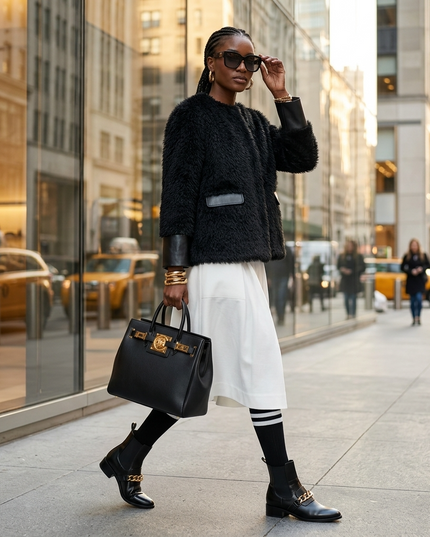 MARINE PARK — Damen Eco Jacke Schwarz | NY CITY Collection