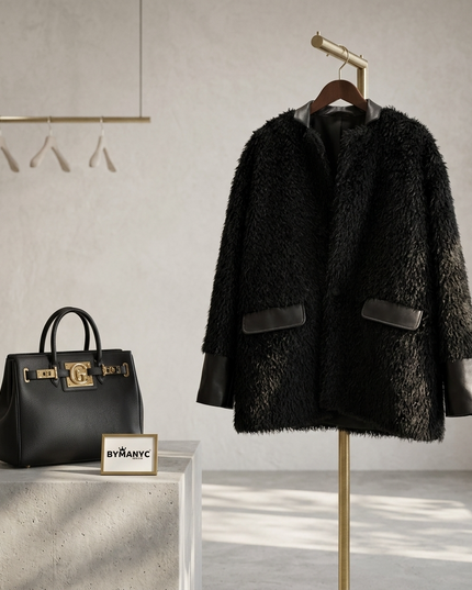 MARINE PARK — Damen Eco Jacke Schwarz | NY CITY Collection