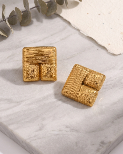 SOHO — Damen Statement-Ohrringe Gold