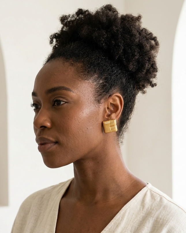 SOHO — Damen Statement-Ohrringe Gold