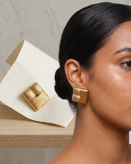 SOHO — Damen Statement-Ohrringe Gold