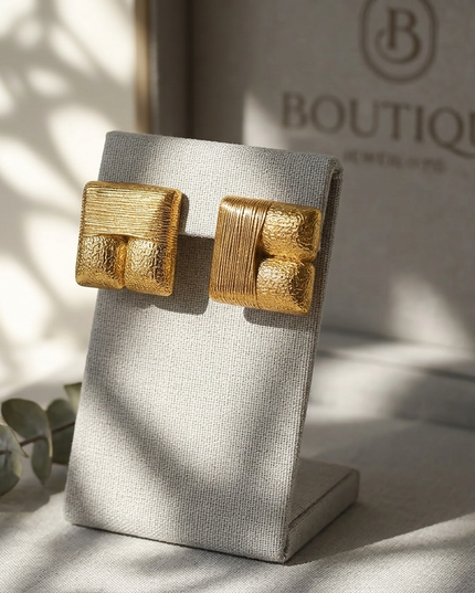 SOHO — Damen Statement-Ohrringe Gold
