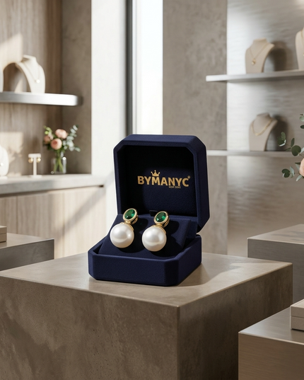 Pearl Drop Earrings Majestic SOHO BYMANYC ® New York 