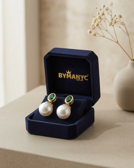 Pearl Drop Earrings Majestic SOHO BYMANYC ® New York 