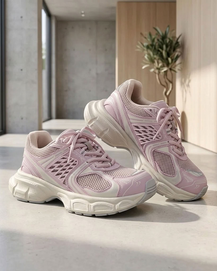 Masoomake Chunky Athletic Sneakers Lavender