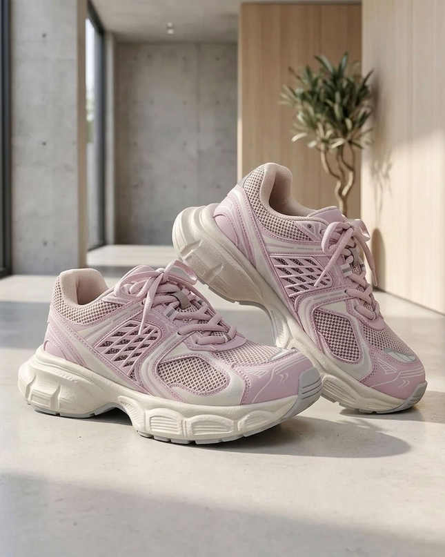 Masoomake Chunky Athletic Sneakers Lavender