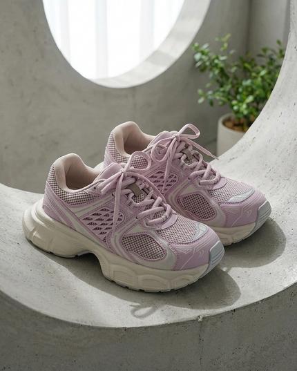 Masoomake Chunky Athletic Sneakers Lavender