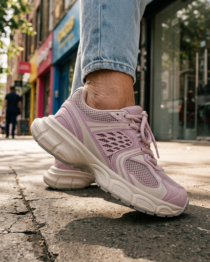Masoomake Chunky Athletic Sneakers Lavender