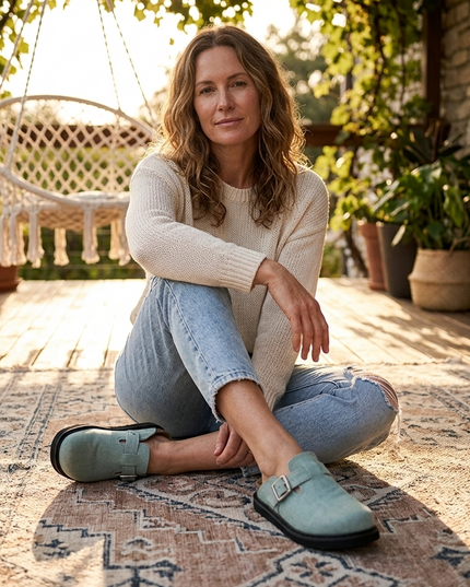 Closed-Toe Slip-On Mules – Flach
