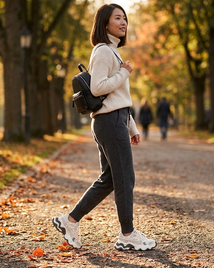 Masoomake Wave Platform Sports Sneakers