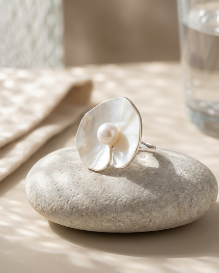 HUDSON Matt Ring | Damen | Matte Silver