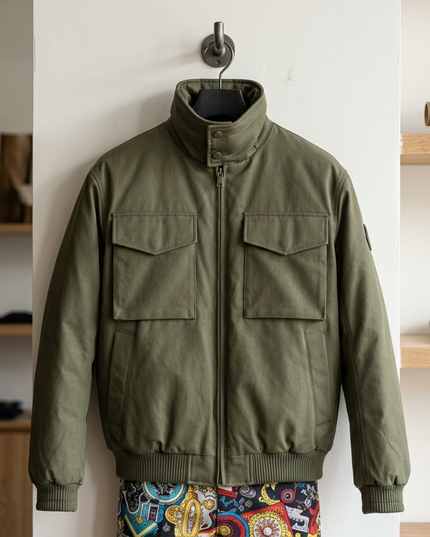 FORT GREENE Utility Jacket Herren | Army Green