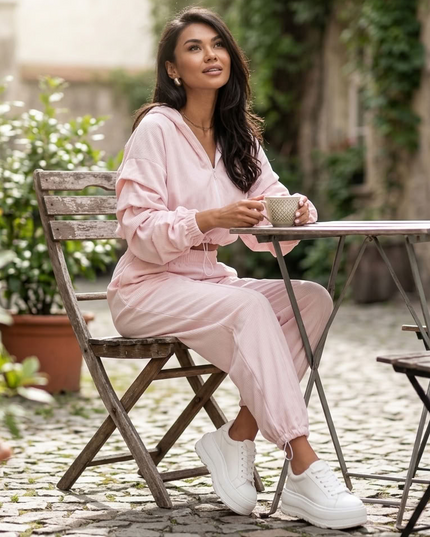 LaBalancia Harlem Freizeit Set Damen - Hellrosa