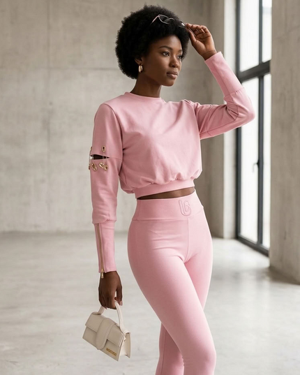 Premium Freizeit Sicherheitsnadel-Fango-Set – Rosa