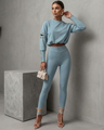 Premium Freizeit Sicherheitsnadel-Fango-Set – Hellblau