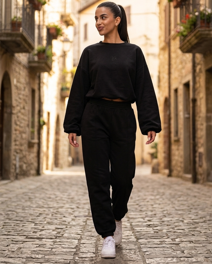 BRONX Damen Freizeit Set - Schwarz