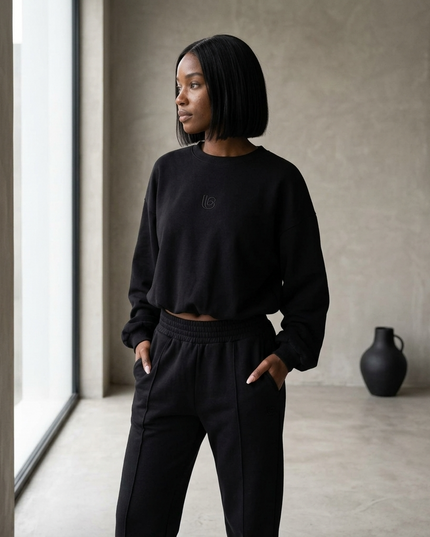 BRONX Damen Freizeit Set - Schwarz