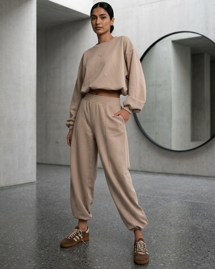 BRONX Damen Freizeit Set - Beige