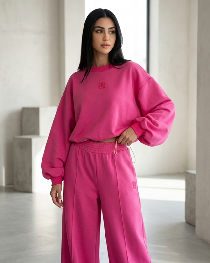 BRONX Damen Freizeit Set - Fuchsia