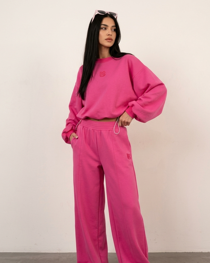 BRONX Damen Freizeit Set - Fuchsia