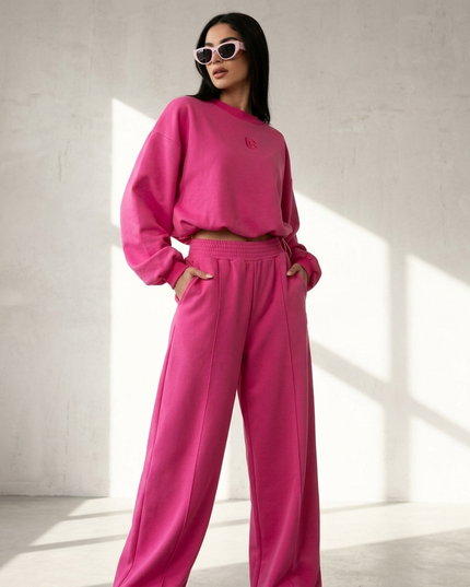 BRONX Damen Freizeit Set - Fuchsia