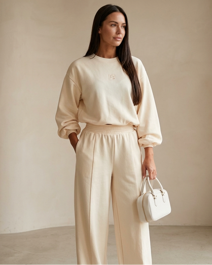 BRONX Damen Freizeit Set - Kokos