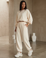 BRONX Damen Freizeit Set - Kokos