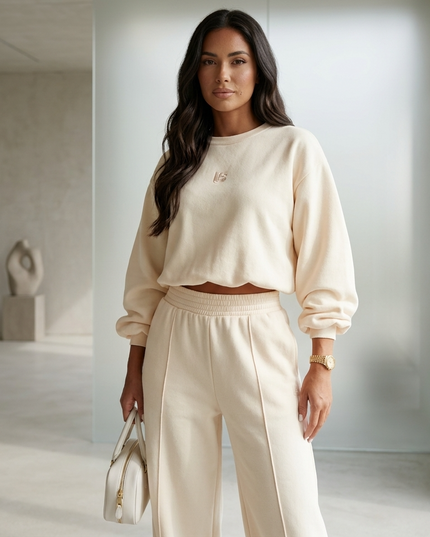 BRONX Damen Freizeit Set - Kokos